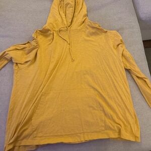 3xl yellow goodthreads hoodie